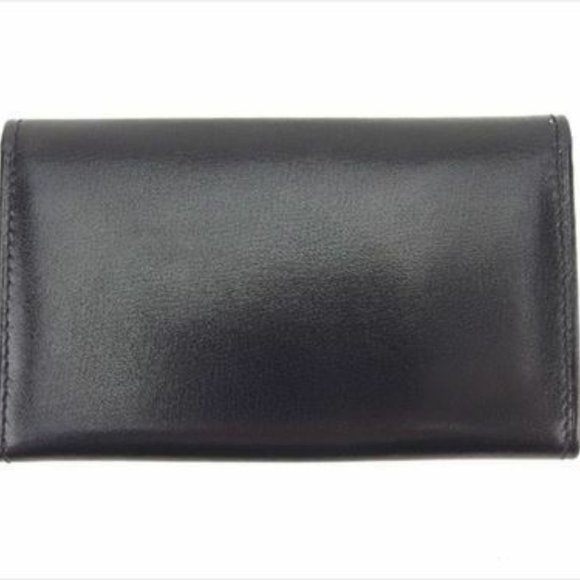 Dunhill Key case Key holder Black leather Woman unisex Authentic Used - Picture 2 of 7